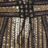 Perfect Striped Sequins Dress Close Up