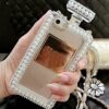 Crystal & Pearl Perfume Bottle Phone Case1