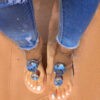 Diana Diamond Jelly Sandals - Tan